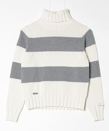 Lavoile（ラボワール）の「border flower knit（ニット/セーター）」