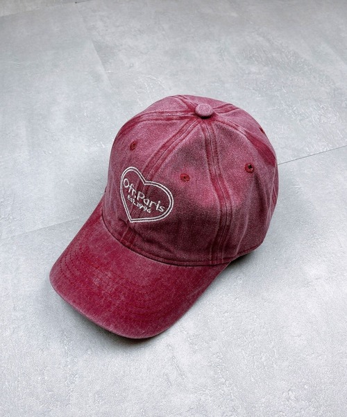 sevens(セブンズ)の「【sevens】ガーリーハートキャップ(キャップ・レディース・ブラック/グレー/桜/グリーン/ピンク/レッド・FREE)」の6枚目の写真