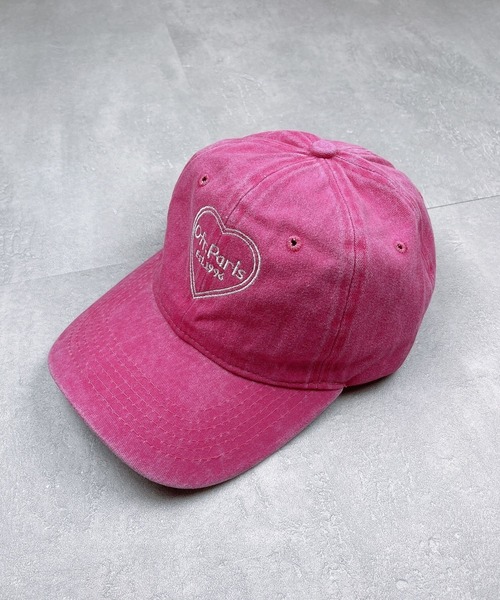 sevens(セブンズ)の「【sevens】ガーリーハートキャップ(キャップ・レディース・ブラック/グレー/桜/グリーン/ピンク/レッド・FREE)」の4枚目の写真