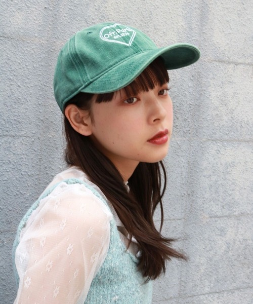 sevens(セブンズ)の「【sevens】ガーリーハートキャップ(キャップ・レディース・ブラック/グレー/桜/グリーン/ピンク/レッド・FREE)」の1枚目の写真