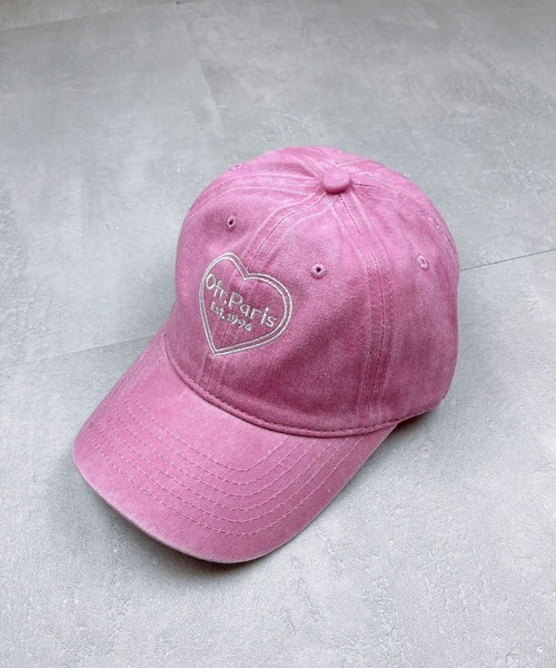 sevens(セブンズ)の「【sevens】ガーリーハートキャップ(キャップ・レディース・ブラック/グレー/桜/グリーン/ピンク/レッド・FREE)」の9枚目の写真