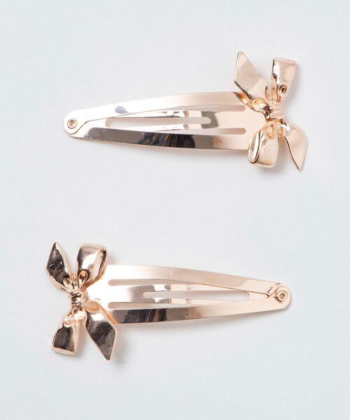 WEGO（ウィゴー）の「WEGO/【2点セット】モチーフパッチンピン（ヘアピン・レディース・その他4/その他5/その他3/その他2/その他1・FREE）」の9枚目の写真