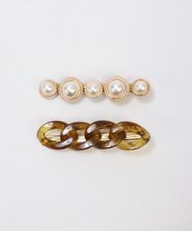 Esime | ヘアクリップ パールアクセ(バレッタ/ヘアクリップ)
