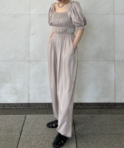 AMAIL サロペット オーバーオール Mini box inshorts dress