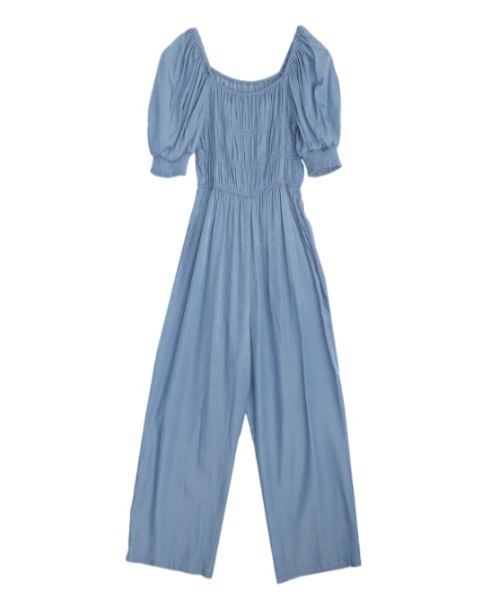 AMAIL(アマイル)の「Nume gasstion coverall(つなぎ/オールインワン・レディース・ブラック/ブルー/ベージュ・FREE)」の16枚目の写真