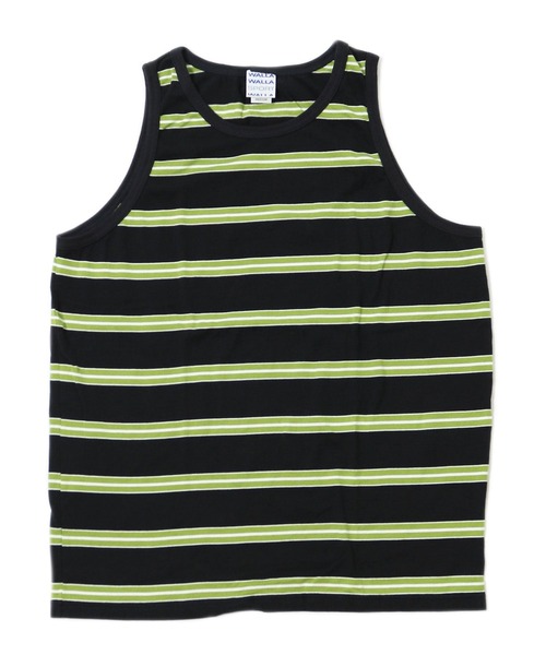 WALLA WALLA SPORT(ワラワラスポーツ)の「STRIPE TANK TOP / ストライプ タンクトップ(タンクトップ・メンズ・ブラウン/ネイビー/ヘザーグレー/ブラック/ベージュ系その他/イエロー系その他/グレー系その他・XX-LARGE/X-LARGE/LARGE/MEDIUM/SMALL)」の14枚目の写真