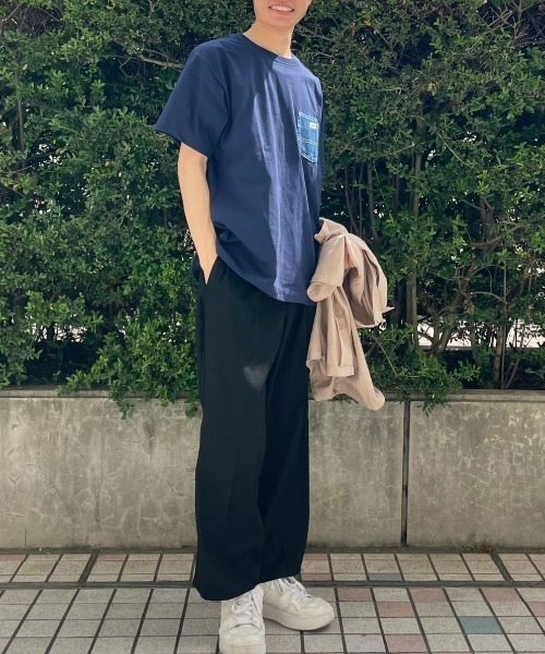 Lee（リー）の「Lee(リー)【メンズ】デニムポケットTシャツ（Tシャツ/カットソー・メンズ・ブラック・XL/L/M）」の10枚目の写真