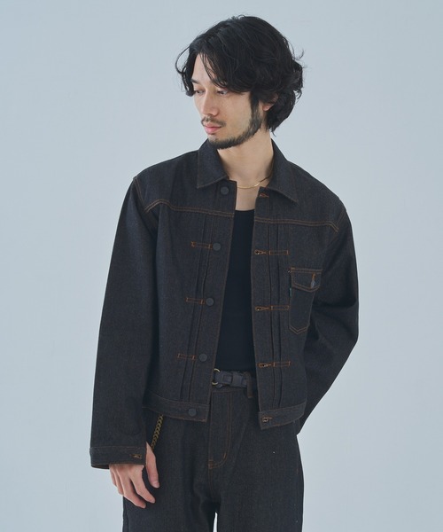 noen デニムジャケット・デニムセット m 黒 デニムジャケット1st.【セットアップ対応】（デニムジャケット）｜Noen