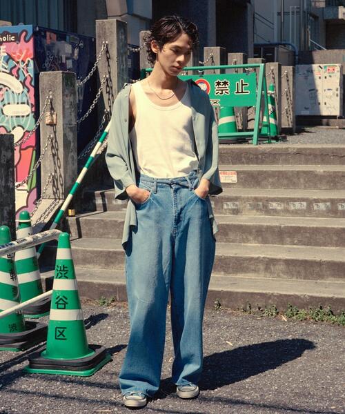 WEGO（ウィゴー）の「WEGO/リブタンクトップ（タンクトップ・メンズ・ブラック/ホワイト・MEDIUM/LARGE）」の13枚目の写真