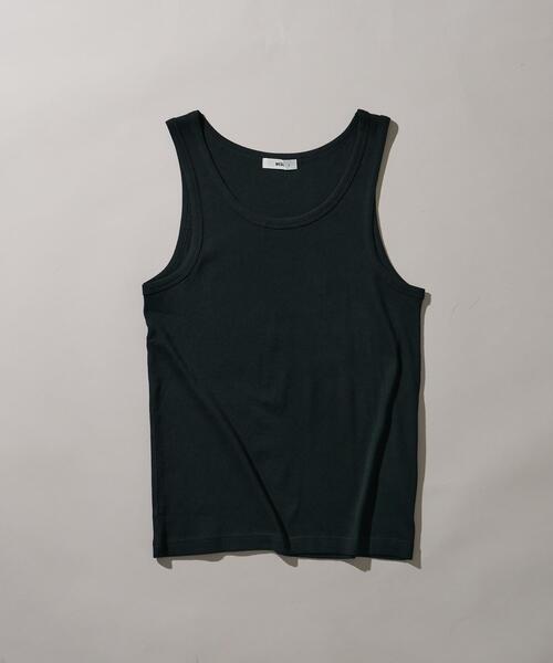 WEGO（ウィゴー）の「WEGO/リブタンクトップ（タンクトップ・メンズ・ブラック/ホワイト・MEDIUM/LARGE）」の6枚目の写真