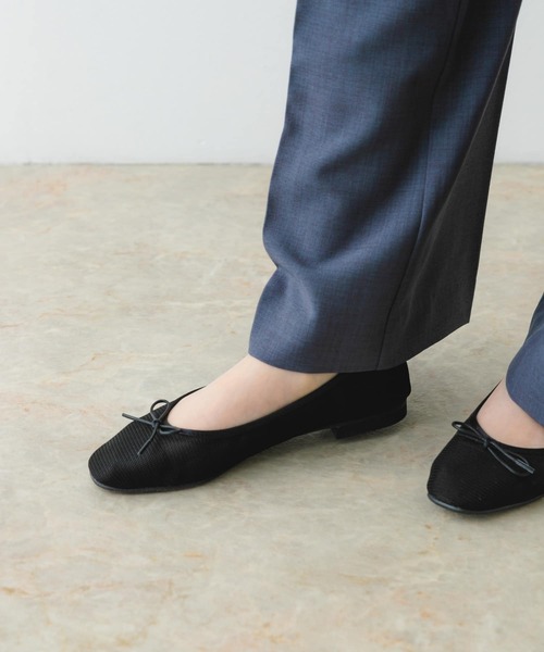 RODE SKO（ロデスコ）の「『MADE IN JAPAN』シアーバレエシューズ（バレエシューズ・レディース・ベージュ/ブラック・36/37/38）」の5枚目の写真