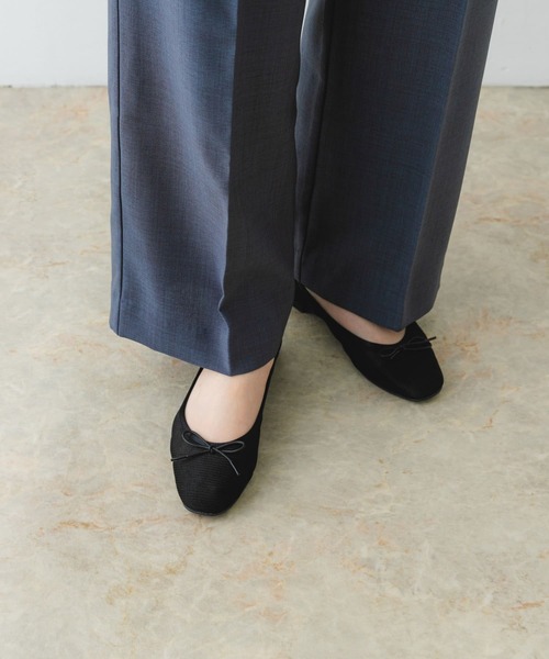 RODE SKO（ロデスコ）の「『MADE IN JAPAN』シアーバレエシューズ（バレエシューズ・レディース・ベージュ/ブラック・36/37/38）」の9枚目の写真