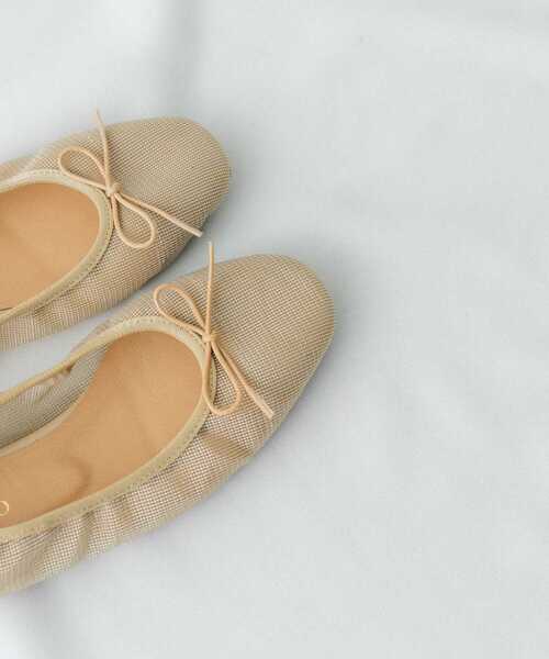 RODE SKO（ロデスコ）の「『MADE IN JAPAN』シアーバレエシューズ（バレエシューズ・レディース・ベージュ/ブラック・36/37/38）」の13枚目の写真