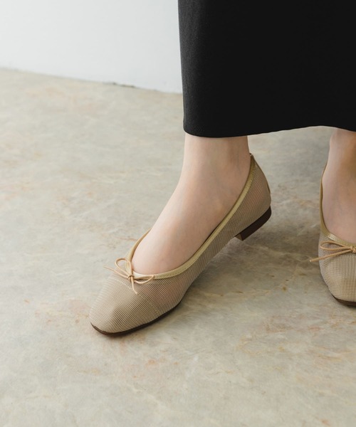 RODE SKO（ロデスコ）の「『MADE IN JAPAN』シアーバレエシューズ（バレエシューズ・レディース・ベージュ/ブラック・36/37/38）」の17枚目の写真