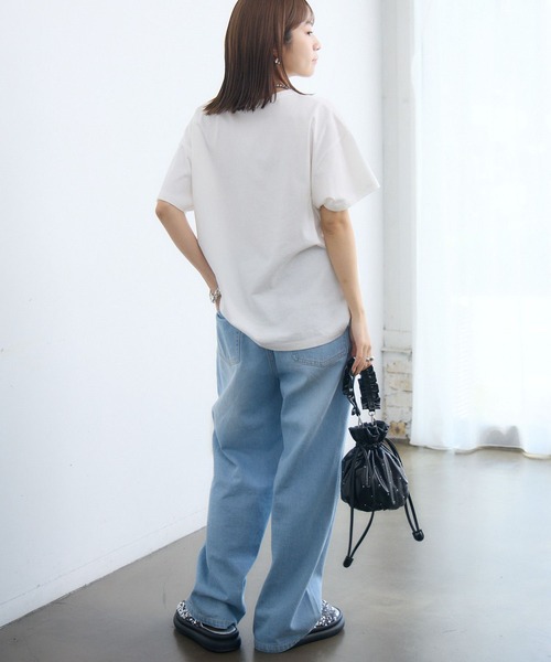 RETRO GIRL（レトロガール）の「ルーズシルエットデニム（デニムパンツ・レディース・ブルー/ブラック/ブルー系その他5/インディゴブルー・MEDIUM/LARGE）」の19枚目の写真