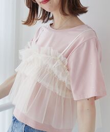 MAJESTIC LEGON | キラキララインストーンTシャツ(Tシャツ/カットソー)