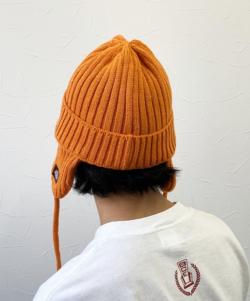 Dickies（ディッキーズ）の「Dickies EX EAR WRAP KNIT WATCH/耳付きニット帽/耳当て/ニットキャップ/帽子（ニットキャップ/ビーニー・メンズ・ブラック/ベージュ/ホワイト/オレンジ・FREE）」の13枚目の写真