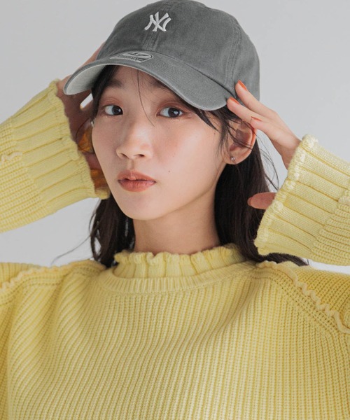 LOWRYS FARM(ローリーズファーム)の「47 BASERUNNER 143054(キャップ・レディース・ブラック/レッド/ネイビー/グレー/ブルー/オフホワイト/ベージュ/アイボリー・FREE)」の5枚目の写真