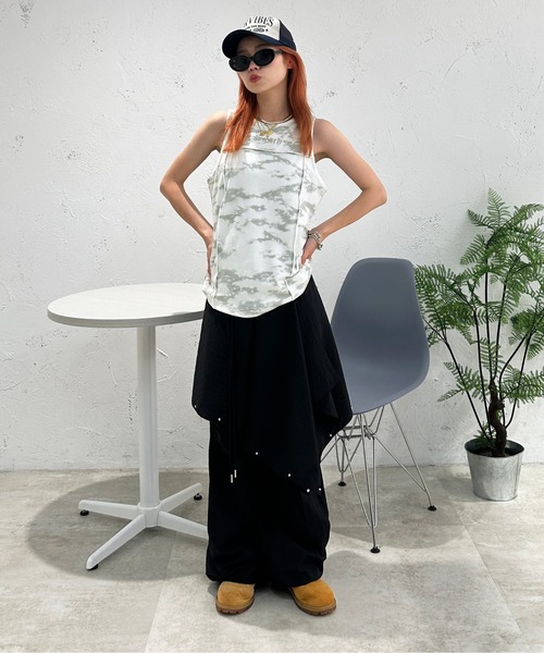 sedacle(セダクル)の「切り替えデザインタンクトップ(タンクトップ・メンズ・ブラック/アイボリー・SMALL/MEDIUM/LARGE)」の7枚目の写真