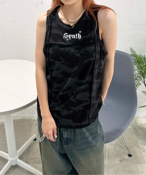 sedacle（セダクル）の「切り替えデザインタンクトップ（タンクトップ