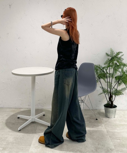 sedacle(セダクル)の「切り替えデザインタンクトップ(タンクトップ・メンズ・ブラック/アイボリー・SMALL/MEDIUM/LARGE)」の14枚目の写真