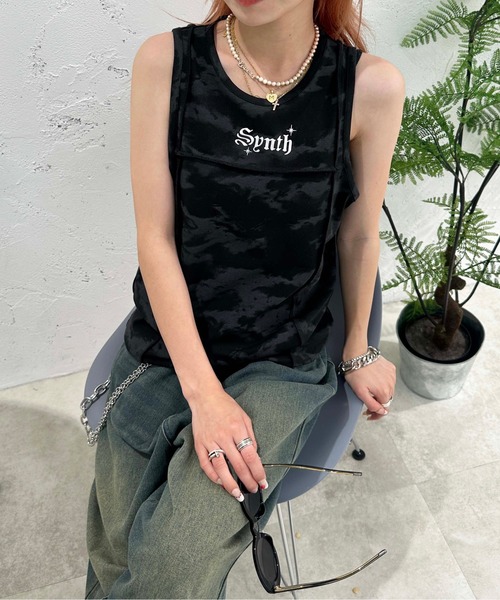 sedacle（セダクル）の「切り替えデザインタンクトップ（タンクトップ