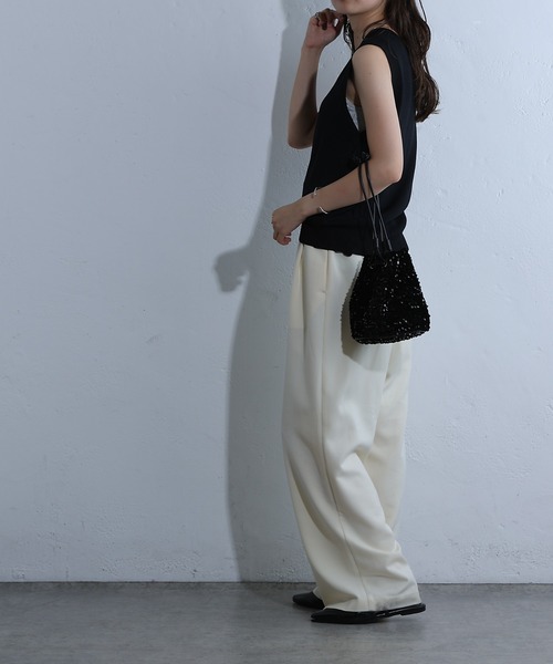 COLONY 2139（コロニートゥーワンスリーナイン）の「スパンコール巾着2wayバッグ（ショルダーバッグ・レディース・ブラック/シルバー/ブロンズ・FREE）」の10枚目の写真