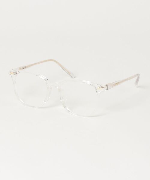 RUBY AND YOU（ルビーアンドユー）の「［select］クリアフレームメガネ（メガネ・レディース・クリア/ブラウン・FREE）」の7枚目の写真