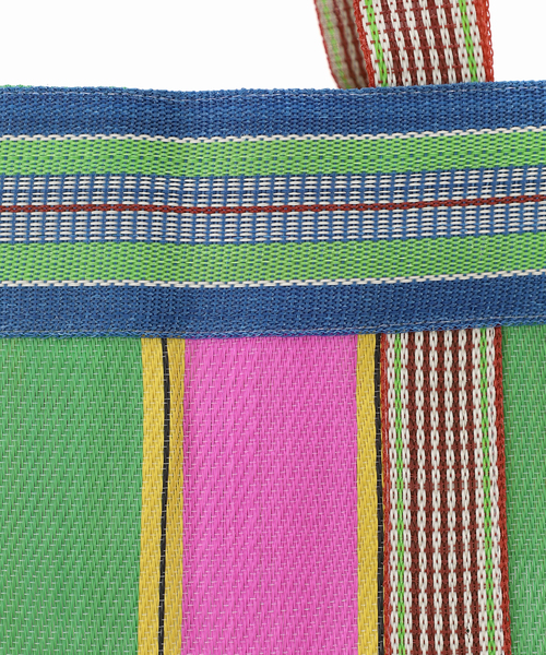 Spick & Span（スピックアンドスパン）の「ne Quittez pas / ヌキテパ Multi Stripe Mesh Long To 882041PA3（トートバッグ・レディース・ブルー/ピンク・FREE）」の20枚目の写真