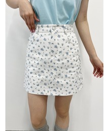 パターン台形ミニスカート