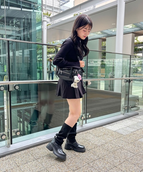 セール】SNSで大バズリ中【EVOL】3wayニットロングブーツ IX5519