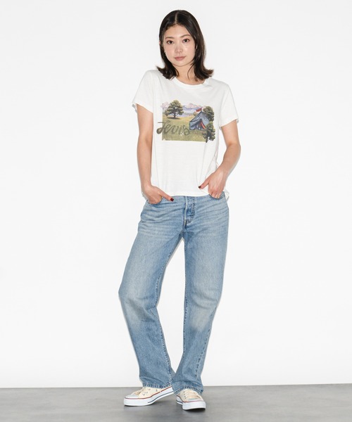 Levi's(リーバイス)の「Levi's/リーバイス 501(R)'90S LIGHTWEIGHT ミディアムインディゴ THIS IS IT(デニムパンツ・レディース・インディゴブルー・23inch/24inch/25inch/26inch/27inch/28inch)」の7枚目の写真