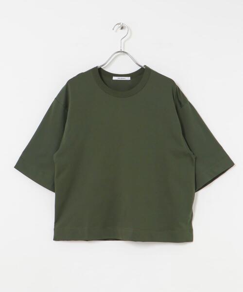 URBAN RESEARCH(アーバンリサーチ)の「LOTUSハーフスリーブカットソー(Tシャツ/カットソー・レディース・ネイビー/ホワイト/ブラウン系その他/カーキ・FREE)」の6枚目の写真