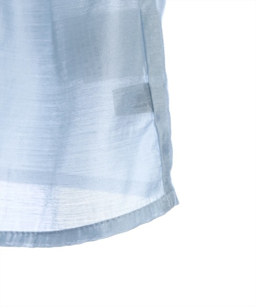 clear（クリア）の「ウエストリボンデザイン五分袖ティアードブラウス［オフィスカジュアル 着回し抜群 大人 ］≪再入荷≫（シャツ/ブラウス・レディース・ブルーグレー/オフホワイト/ブラック・F）」の18枚目の写真