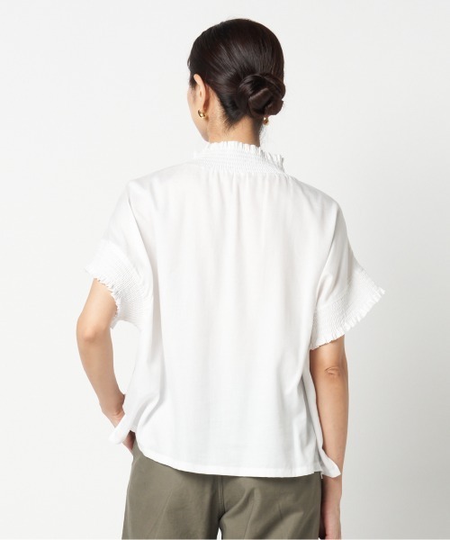 HELIOPOLE（エリオポール）の「SHIRRING BLOUSE（シャツ/ブラウス