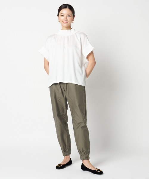 HELIOPOLE（エリオポール）の「SHIRRING BLOUSE（シャツ/ブラウス