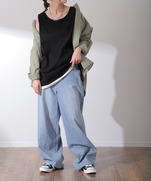 ダボ×スッキリデニム（デニムパンツ）｜HUG.U（ハグユー）の