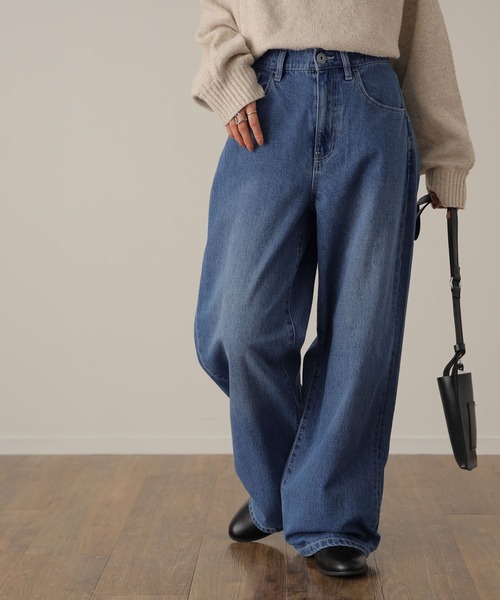 ダボ×スッキリデニム（デニムパンツ）｜HUG.U（ハグユー）の