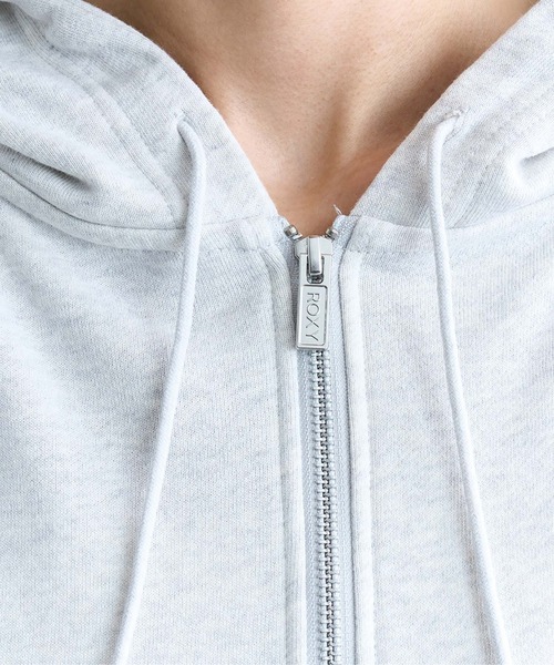 ROXY（ロキシー）の「BORN TO BE ROXY/ロキシーバックプリントジップアップパーカー・フーディー（パーカー・レディース・ブラック/ブラウン/グレー・MEDIUM/LARGE/SMALL）」の8枚目の写真