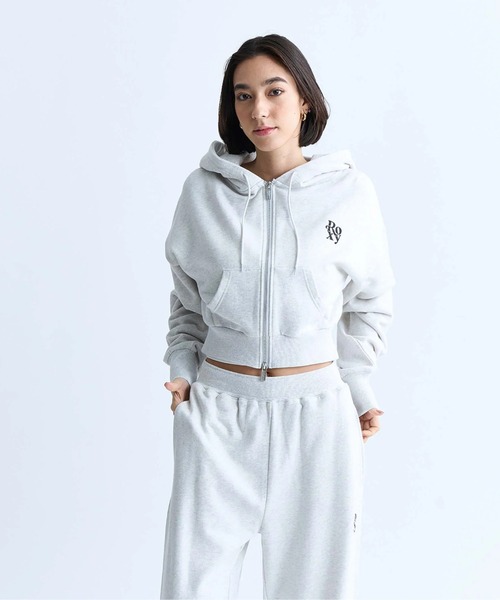 ROXY（ロキシー）の「BORN TO BE ROXY/ロキシーバックプリントジップアップパーカー・フーディー（パーカー・レディース・ブラック/ブラウン/グレー・MEDIUM/LARGE/SMALL）」の14枚目の写真