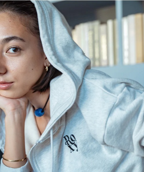 ROXY（ロキシー）の「BORN TO BE ROXY/ロキシーバックプリントジップアップパーカー・フーディー（パーカー・レディース・ブラック/ブラウン/グレー・MEDIUM/LARGE/SMALL）」の19枚目の写真