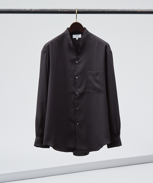 AH ABAHOUSE（エーエイチアバハウス）の「【AH ABAHOUSE】アムンゼン Vネック / キーネック 長袖シャツ（シャツ/ブラウス・メンズ・ホワイト/グレイッシュベージュ/ダークグリーン/ブラック・46/48）」の17枚目の写真