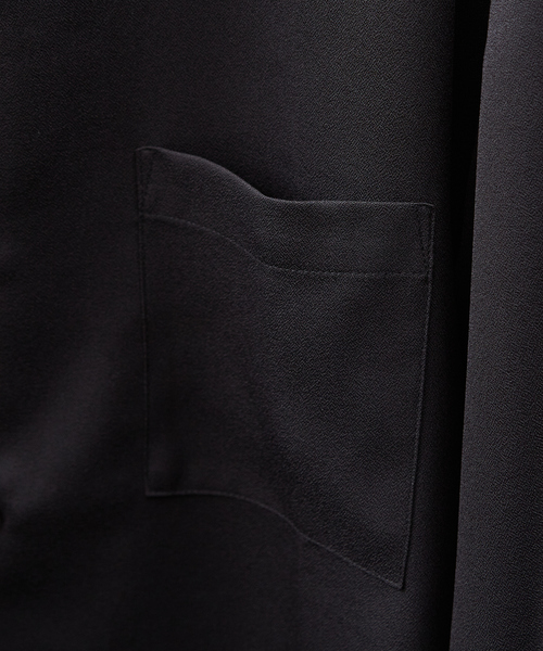 AH ABAHOUSE（エーエイチアバハウス）の「【AH ABAHOUSE】アムンゼン Vネック / キーネック 長袖シャツ（シャツ/ブラウス・メンズ・ホワイト/グレイッシュベージュ/ダークグリーン/ブラック・46/48）」の14枚目の写真