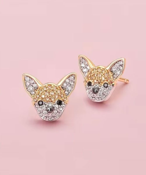 Mayree（メイリー）の「【float】ジュエリー ドッグフェイス モチーフ ピアス【11パターン展開】（ピアス（両耳用）・レディース・その他6/その他4/その他7/その他9/その他1/その他2/その他3/その他5/その他11/その他8/その他10・FREE）」の5枚目の写真