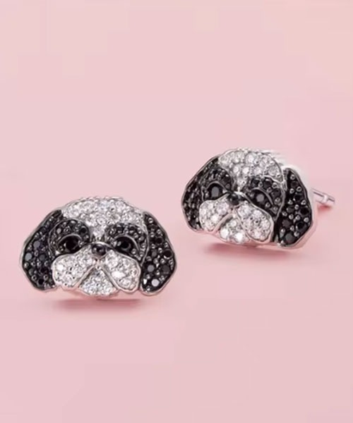 Mayree（メイリー）の「【float】ジュエリー ドッグフェイス モチーフ ピアス【11パターン展開】（ピアス（両耳用）・レディース・その他6/その他4/その他7/その他9/その他1/その他2/その他3/その他5/その他11/その他8/その他10・FREE）」の10枚目の写真