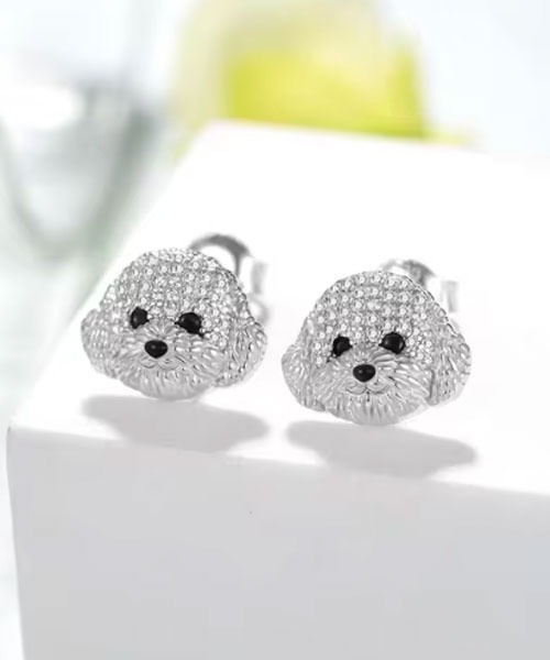 Mayree（メイリー）の「【float】ジュエリー ドッグフェイス モチーフ ピアス【11パターン展開】（ピアス（両耳用）・レディース・その他6/その他4/その他7/その他9/その他1/その他2/その他3/その他5/その他11/その他8/その他10・FREE）」の11枚目の写真