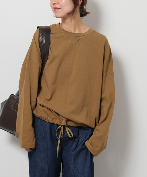 ギャザーヘムロングスリーブ（Tシャツ/カットソー）｜JOURNAL STANDARD relume（ジャーナルスタンダード レリューム）