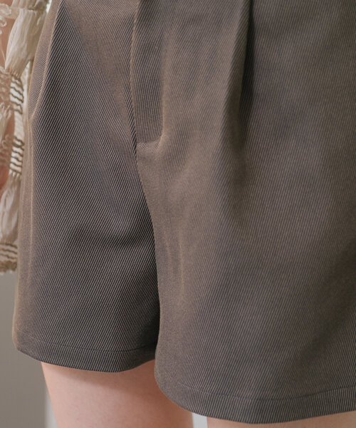 Kastane（カスタネ）の「【新色追加/セットアップ対応】フレンチツイルショートパンツ（その他パンツ・レディース・グレー/ブラウン/ブラック・FREE）」の12枚目の写真