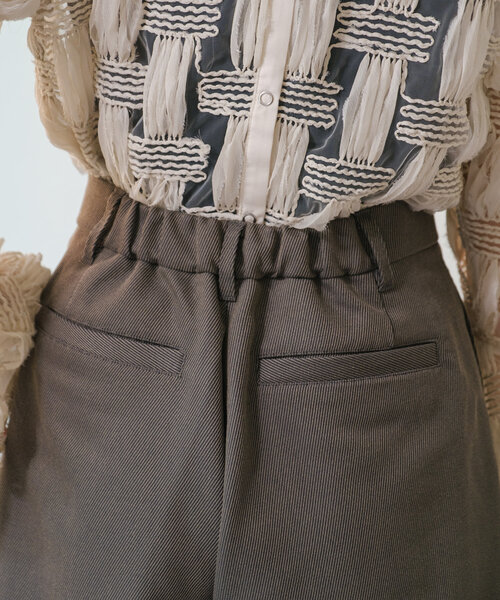 Kastane（カスタネ）の「【新色追加/セットアップ対応】フレンチツイルショートパンツ（その他パンツ・レディース・グレー/ブラウン/ブラック・FREE）」の13枚目の写真