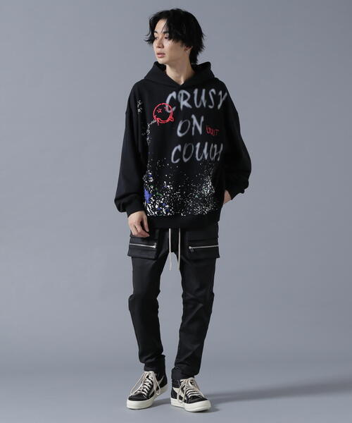 L.H.P（エルエイチピー）の「【WEB&DEPOT限定】UMLAUT/ウムラウト/GRAPHIC SWEAT HOODIE A（パーカー・レディース・ホワイト/ブラック・M/L）」の13枚目の写真